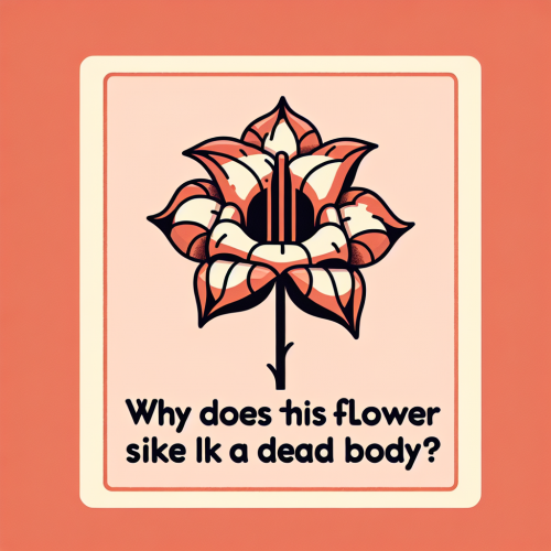Why does this flower smell like a dead body? - Daniel Nickrent