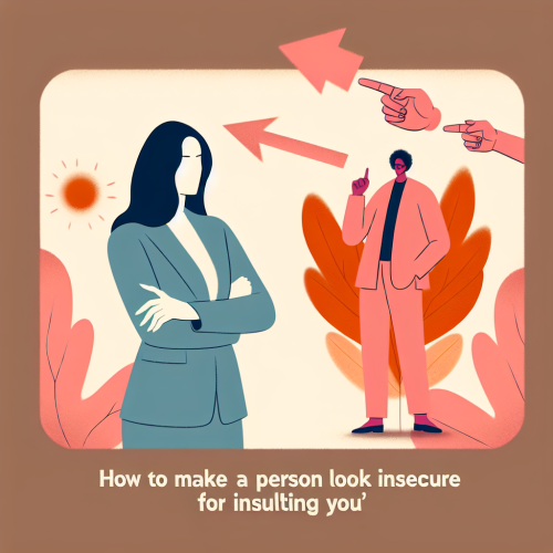 How To Make A Rude Person Look Insecure For Insulting You
