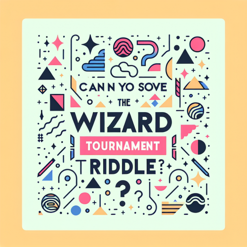 Can you solve the wizard tournament riddle? - Alex Rosenthal