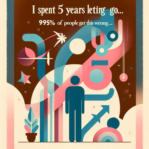 I Spent 5 Years LETTING GO… (95% of People Get This Wrong)
