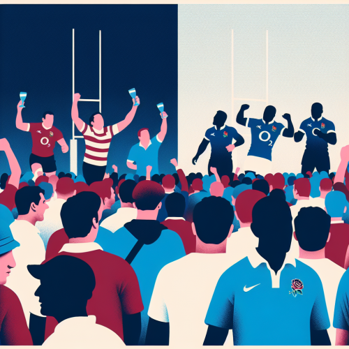 Stunned England rugby fans leave early, French fans partying | England vs France fan reaction