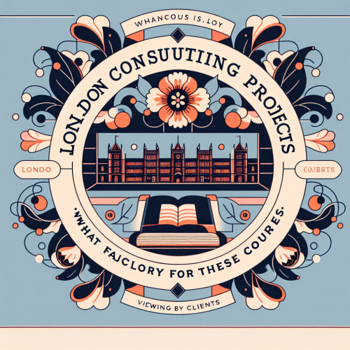 London Consulting Projects - What Faculty say about these Courses (Client version)