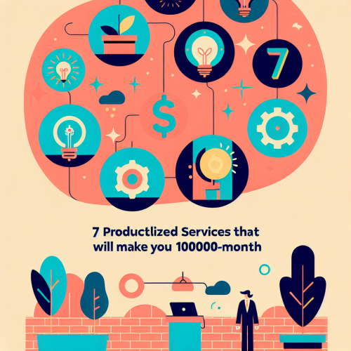 7 Productized Services That Will Make You 100000month One Person Business